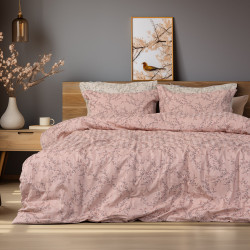 Beauty Home Σετ παπλωματοθήκη υπέρδιπλη Art 12214 Flora 100% Βαμβακοσατέν 300tc 230x250 Σομόν Beauty Home Σετ παπλωματοθήκη υπέρδιπλη Art 12214 Flora 100% Βαμβακοσατέν 300tc 230x250 Σομόν