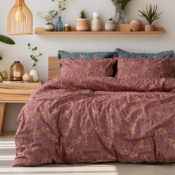 Beauty Home Σετ παπλωματοθήκη υπέρδιπλη Art 12216 Indra 100% Βαμβακοσατέν 300tc 230x250 Σάπιο μήλο Beauty Home Σετ παπλωματοθήκη υπέρδιπλη Art 12216 Indra 100% Βαμβακοσατέν 300tc 230x250 Σάπιο μήλο