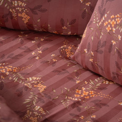 Beauty Home Σετ παπλωματοθήκη υπέρδιπλη Art 12216 Indra 100% Βαμβακοσατέν 300tc 230x250 Σάπιο μήλο Beauty Home Σετ παπλωματοθήκη υπέρδιπλη Art 12216 Indra 100% Βαμβακοσατέν 300tc 230x250 Σάπιο μήλο