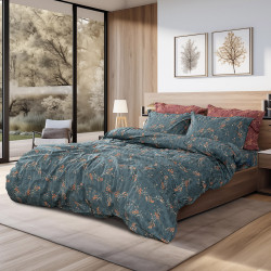 Beauty Home Σετ παπλωματοθήκη υπέρδιπλη Art 12217 Gemini 100% Βαμβακοσατέν 300tc 230x250 Κυπαρισσί Beauty Home Σετ παπλωματοθήκη υπέρδιπλη Art 12217 Gemini 100% Βαμβακοσατέν 300tc 230x250 Κυπαρισσί