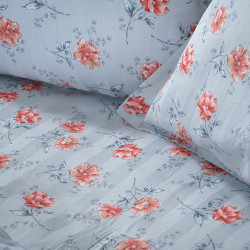 Beauty Home Σετ παπλωματοθήκη υπέρδιπλη Art 12219 Ivy 100% Βαμβακοσατέν 300tc 230x250 Γκρι Beauty Home Σετ παπλωματοθήκη υπέρδιπλη Art 12219 Ivy 100% Βαμβακοσατέν 300tc 230x250 Γκρι