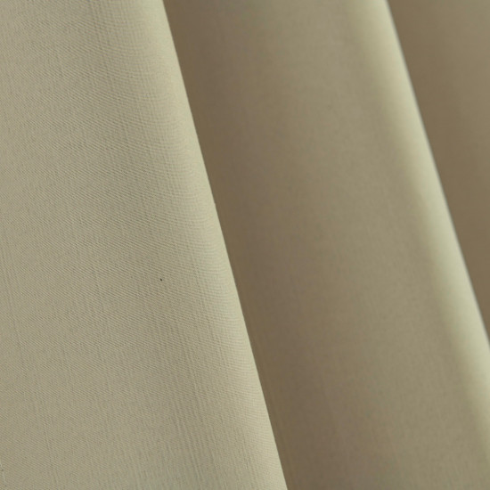 Beauty Home Κουρτίνα Full Blackout σκίασης με 8 κρίκους Soft Art 8391 Beige 140x270 Άμμου