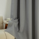 Beauty Home Κουρτίνα Full Blackout σκίασης με 8 κρίκους Soft Art 8391 Grey-11 140x270 Γκρι