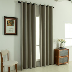 Beauty Home Κουρτίνα Full Blackout σκίασης με 8 κρίκους Soft Art 8391 Light Beige-C3 140x270 Μπεζ