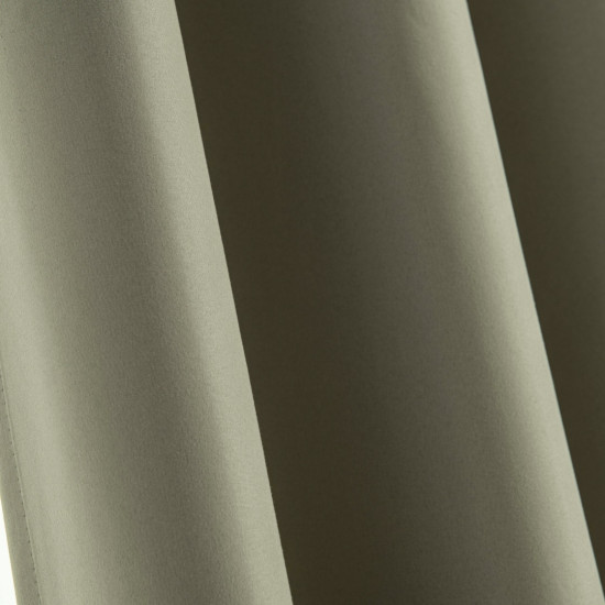 Beauty Home Κουρτίνα Full Blackout σκίασης με 8 κρίκους Soft Art 8391 Light Beige-C3 140x270 Μπεζ