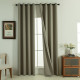 Beauty Home Κουρτίνα Full Blackout σκίασης με 8 κρίκους Soft Art 8391 Light Beige-C3 140x270 Μπεζ