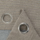 Beauty Home Κουρτίνα Full Blackout σκίασης με 8 κρίκους Elite Art 8392 Beige-Νο5 140x270 Μπεζ