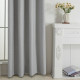 Beauty Home Κουρτίνα Full Blackout σκίασης με 8 κρίκους Elite Art 8392 Light Grey-Νο3 140x270 Ασημί
