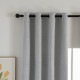 Beauty Home Κουρτίνα Full Blackout σκίασης με 8 κρίκους Elite Art 8392 Silver-Νο4 140x270 Γκρι