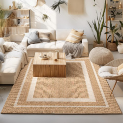 Beauty Home Πατάκι Tropic Art 9138 65x150 Μπεζ,Λευκό Beauty Home Πατάκι Tropic Art 9138 65x150 Μπεζ,Λευκό