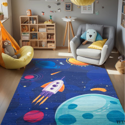 Beauty Home Χαλί παιδικό Fun Art 9549 120x180 Μπλε Beauty Home Χαλί παιδικό Fun Art 9549 120x180 Μπλε