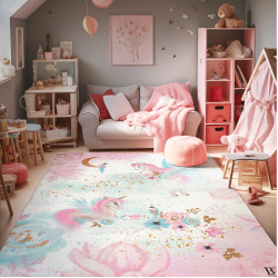 Beauty Home Χαλί παιδικό Fun Art 9588 135x180 Ροζ Beauty Home Χαλί παιδικό Fun Art 9588 135x180 Ροζ