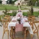 Beauty Home Μπουκέτο με 3 αφρώδη τριαντάφυλλα ροζ ø7×26.5cm