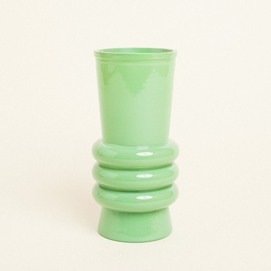 Beauty Home Γυάλινο Βάζο Ελάνη 25 CM