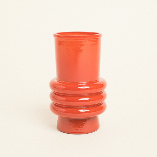 Beauty Home Γυάλινο Βάζο Ελάνη 17 CM