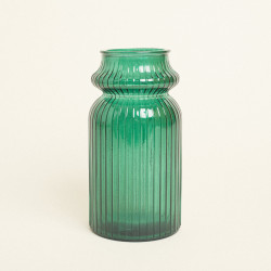 Beauty Home Γυάλινο Βάζο Ίριδα 28 CM