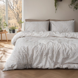 Beauty Home Σετ παπλωματοθήκη μονή Iris Art 12260 165x245 Μπεζ Beauty Home Σετ παπλωματοθήκη μονή Iris Art 12260 165x245 Μπεζ