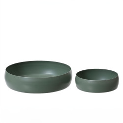 Beauty Home Μπώλ Χακί Σετ 2 ΤΜΧ 22 x 5,5 cm , 13,5 x 5 cm Beauty Home Μπώλ Χακί Σετ 2 ΤΜΧ 22 x 5,5 cm , 13,5 x 5 cm