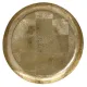 Beauty Home Μεταλλικός Χρυσός Δίσκος 30 x 3cm