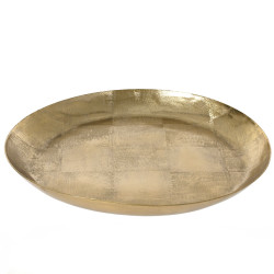 Beauty Home Μεταλλικός Χρυσός Δίσκος 30 x 3cm Beauty Home Μεταλλικός Χρυσός Δίσκος 30 x 3cm