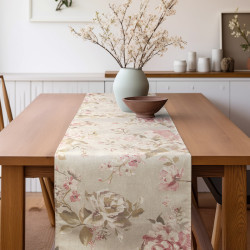 Beauty Home ΡΑΝΝΕΡ ΚΛΑΣΙΚΟ ΦΛΟΡΑΛ ΜΠΕΖ Beauty Home ΡΑΝΝΕΡ ΚΛΑΣΙΚΟ ΦΛΟΡΑΛ ΜΠΕΖ