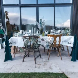 Beauty Home Διακοσμητικό Δέντρο 3D από Τσόχα, Πράσινο  Ø17 x 40 cm