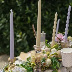 Beauty Home 2 Κεριά Απαλό Κίτρινο Ø2,2 x 25 cm Beauty Home 2 Κεριά Απαλό Κίτρινο Ø2,2 x 25 cm