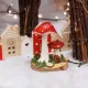 Beauty Home 2 μανιτάρια σε ξύλινη βάση  Ø9.5 x 12.5 cm