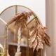 Beauty Home 6 κλαδιά με γκλίτερ ροζ-χρυσό 19 cm