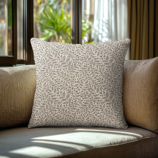 Beauty Home Μαξιλαροθήκη ΠΡΑΣΙΝΑ ΚΛΑΔΑΚΙΑ   45 x 45 cm