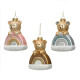 Beauty Home Στολίδι Rainbow Αρκουδάκι 11.3 x 8.3 x 13.5 cm  Γαλάζιο
