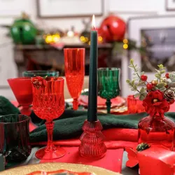 Beauty Home 2 κεριά σκούρο πράσινο Ø2.2 x 25 cm Beauty Home 2 κεριά σκούρο πράσινο Ø2.2 x 25 cm