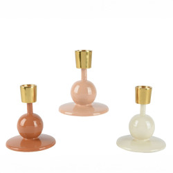 Beauty Home Μεταλλικό Κηροπήγιο με Σμάλτο 8.5 x 9.5cm Beauty Home Μεταλλικό Κηροπήγιο με Σμάλτο 8.5 x 9.5cm