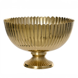 Beauty Home Μεταλλικό Χρυσό Μπώλ 30 x 20 cm Beauty Home Μεταλλικό Χρυσό Μπώλ 30 x 20 cm