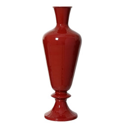 Beauty Home Μεταλλικό Βάζο Μπορντώ 20 x 57cm Beauty Home Μεταλλικό Βάζο Μπορντώ 20 x 57cm