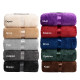 Beauty Home Κουβέρτα μονόχρωμη υπέρδιπλη Jacquard fleece 350gsmArt 11600 σε 10 αποχρώσεις 220x240  Ανθρακί