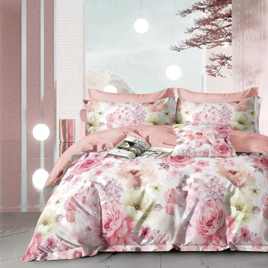 Beauty Home Σετ πάπλωμα υπέρδιπλο Art 12283 Ayra 220x240 Ροζ