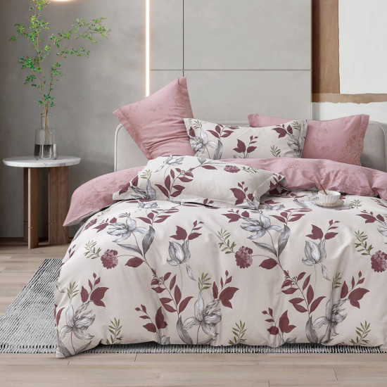 Beauty Home Σετ πάπλωμα υπέρδιπλο Art 12286 Ariel 220x240 Αμέθυστος