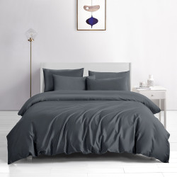 Beauty Home Σετ παπλωματοθήκη υπέρδιπλη Bamboo 300tc Art 12350 Midnight Charm 240x260 Ανθρακί Beauty Home Σετ παπλωματοθήκη υπέρδιπλη Bamboo 300tc Art 12350 Midnight Charm 240x260 Ανθρακί