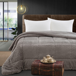 Beauty Home Κουβερτοπάπλωμα μονό Art 12655 160x240 Γκρι Beauty Home Κουβερτοπάπλωμα μονό Art 12655 160x240 Γκρι