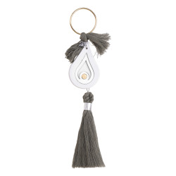 Beauty Home ΚΡΕΜΑΣΤΟ ΚΕΡΑΜΙΚΟ ΔΑΚΡΥ ΜΕ PLEXI GLASS MATI ΑΣΗΜΙ ΠΡΑΣΙΝΟ ΕΥΚΑΛΥΠΤΟΥ