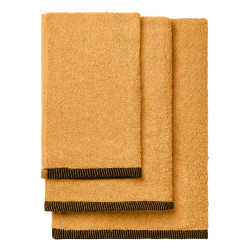 Beauty Home Σετ πετσέτες Art 3453 Σετ 3τμχ Ώχρα Beauty Home Σετ πετσέτες Art 3453 Σετ 3τμχ Ώχρα