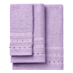 Beauty Home Σετ πετσέτες Art 3461 Σετ 3τμχ Λιλά Beauty Home Σετ πετσέτες Art 3461 Σετ 3τμχ Λιλά