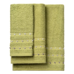 Beauty Home Σετ πετσέτες Art 3466 Σετ 3τμχ Πράσινο Beauty Home Σετ πετσέτες Art 3466 Σετ 3τμχ Πράσινο