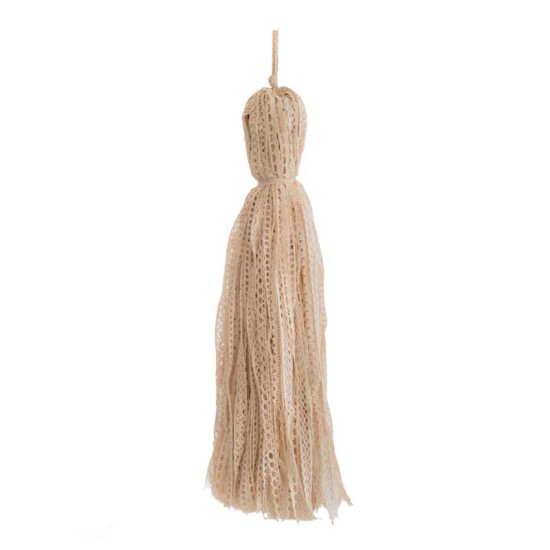 Beauty Home ΦΟΥΝΤΑ ΑΠΟ ΔΑΝΤΕΛΕΣ 50 cm  Εκρού
