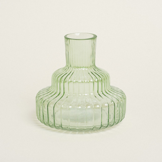 Beauty Home ΒΑΖΟ ΜΕ ΕΠΙΠΕΔΑ 15 x 14 cm  Λαχανί