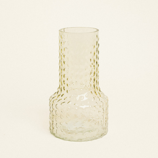 Beauty Home Βάζο Ανάγλυφο 13.8 x 24 cm  Πράσινο