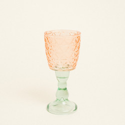 Beauty Home Κηροπήγιο Γυάλινο 7.6 x 16 cm  Σομόν Beauty Home Κηροπήγιο Γυάλινο 7.6 x 16 cm  Σομόν