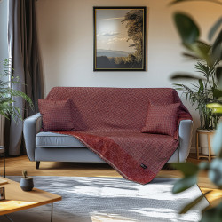 Beauty Home Ριχτάρια σετ 2τμχ Art 8639 (170x240+170x290) Κόκκινο Beauty Home Ριχτάρια σετ 2τμχ Art 8639 (170x240+170x290) Κόκκινο