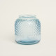 Beauty Home ΒΑΖΟ ΑΝΑΓΛΥΦΟ 19 x 19 cm  Γαλάζιο